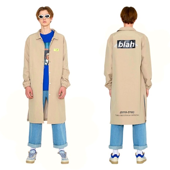 Taka Original Blah Trench Coat - Picture 1 of 3